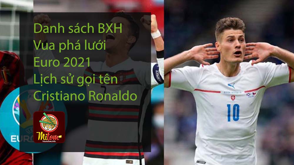 Danh sách BXH Vua phá lưới Euro 2021 - Lịch sử gọi tên Cristiano Ronaldo
